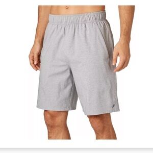 Prince Men's Match 9" Woven Shorts Light Heather